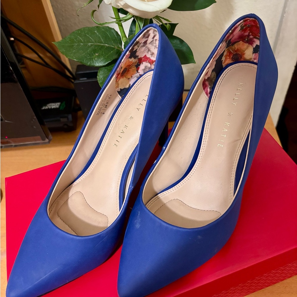 Kelly & Katie Astivia Blue Women's Heels